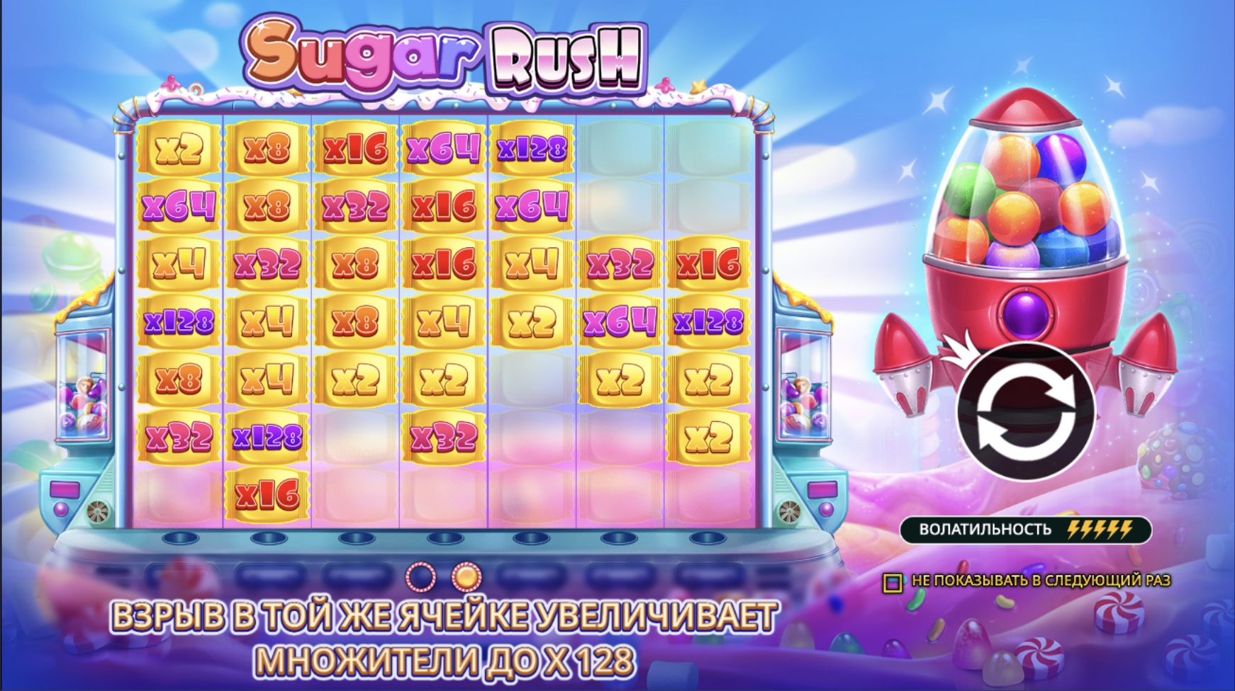 Игровой автомат Sugar Rush
